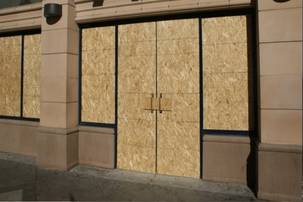 Boarding Up in Chelsea, SW3